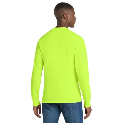 Port & Co Long Sleeve Essential Pocket Tee.