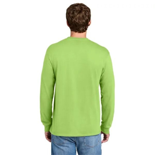 Port & Co Long Sleeve Essential Pocket Tee.