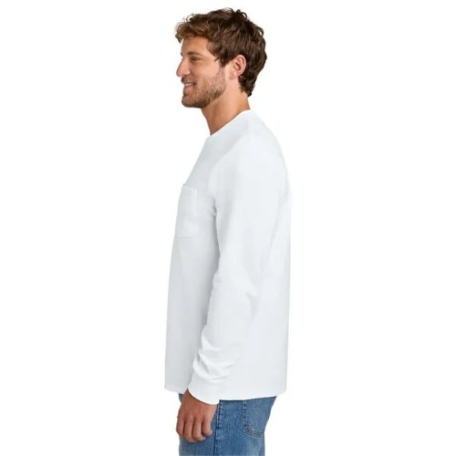 Port & Co Long Sleeve Essential Pocket Tee.