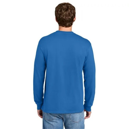 Port & Co Long Sleeve Essential Pocket Tee.