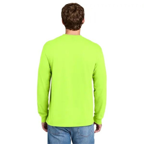 Port & Co Long Sleeve Essential Pocket Tee.
