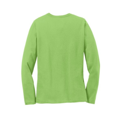 Port & Co Women's Long Sleeve Core Cotton Tee.