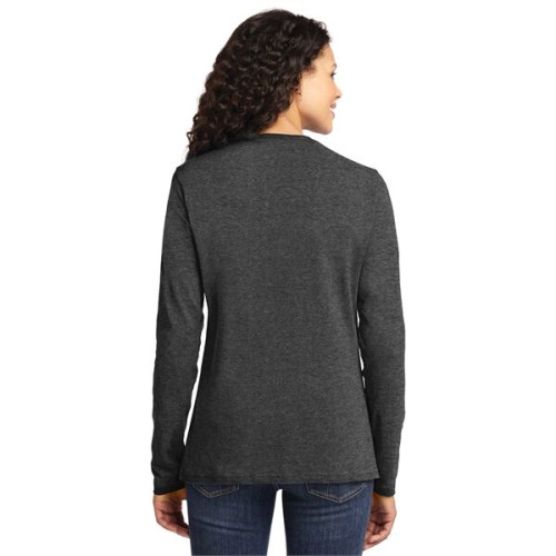Port & Co Women's Long Sleeve Core Cotton Tee.