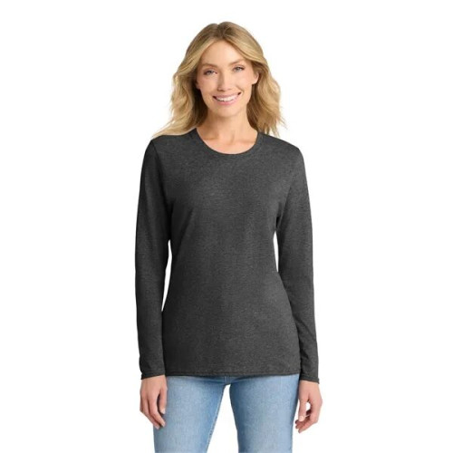 Port & Co Women's Long Sleeve Core Cotton Tee.
