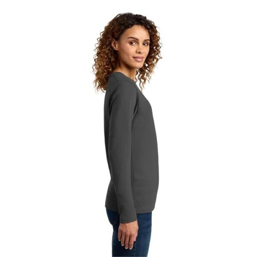 Port & Co Women's Long Sleeve Core Cotton Tee.
