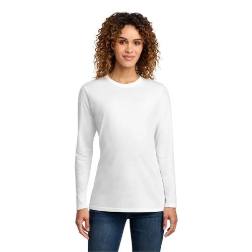 Port & Co Women's Long Sleeve Core Cotton Tee.