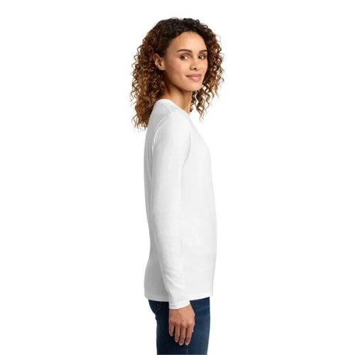 Port & Co Women's Long Sleeve Core Cotton Tee.