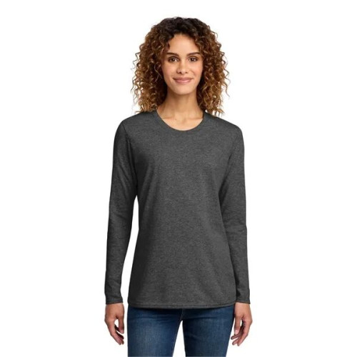 Port & Co Women's Long Sleeve Core Cotton Tee.