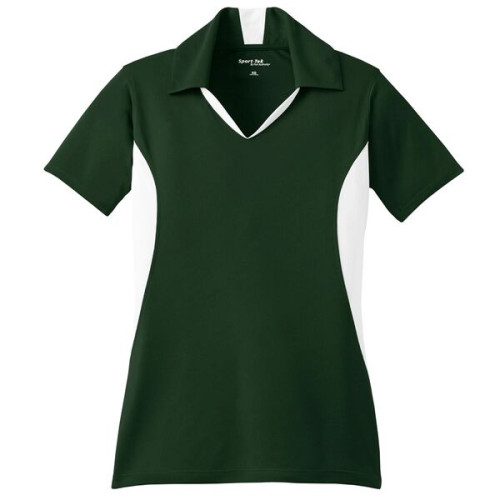 Sport-Tek Women's Side Blocked Micropique Sport-Wick Polo.