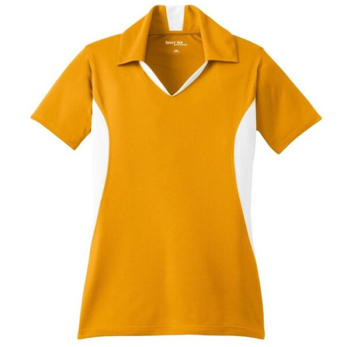 Sport-Tek Women's Side Blocked Micropique Sport-Wick Polo.