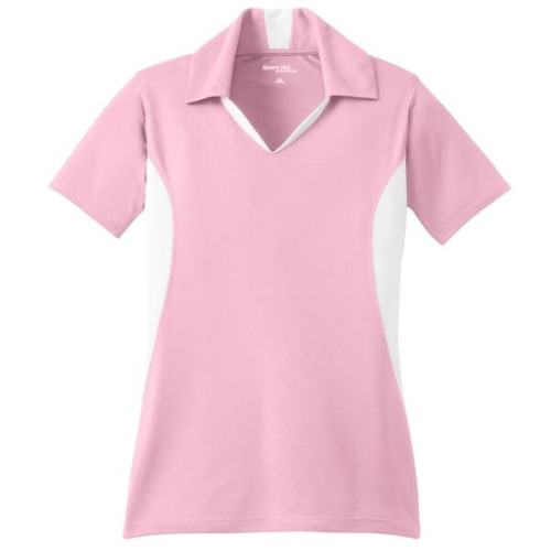 Sport-Tek Women's Side Blocked Micropique Sport-Wick Polo.