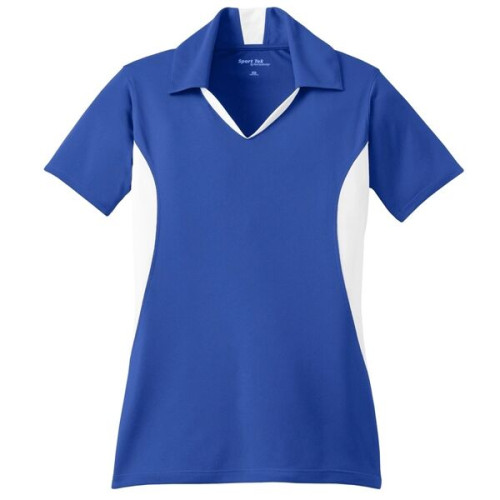 Sport-Tek Women's Side Blocked Micropique Sport-Wick Polo.