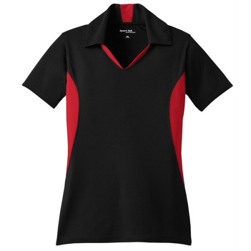 Sport-Tek Women's Side Blocked Micropique Sport-Wick Polo.