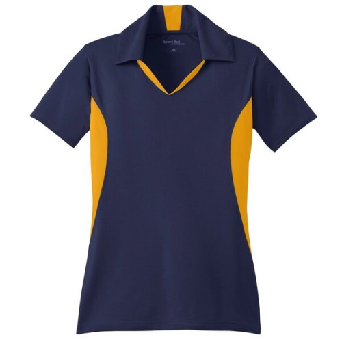 Sport-Tek Women's Side Blocked Micropique Sport-Wick Polo.