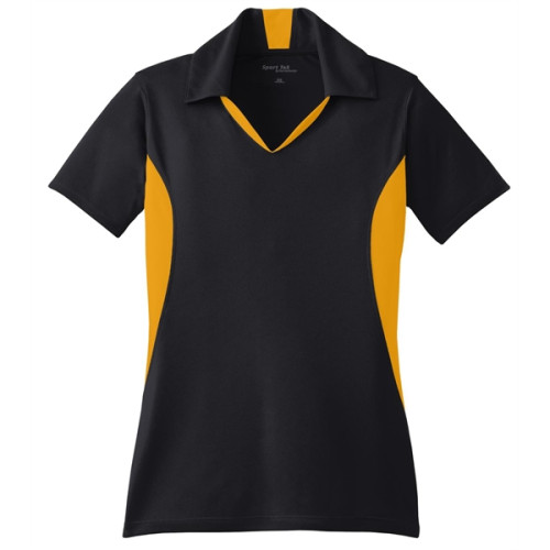 Sport-Tek Women's Side Blocked Micropique Sport-Wick Polo.