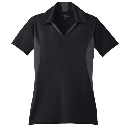 Sport-Tek Women's Side Blocked Micropique Sport-Wick Polo.
