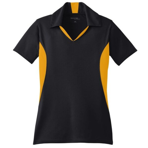 Sport-Tek Women's Side Blocked Micropique Sport-Wick Polo.