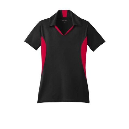 Sport-Tek Women's Side Blocked Micropique Sport-Wick Polo.