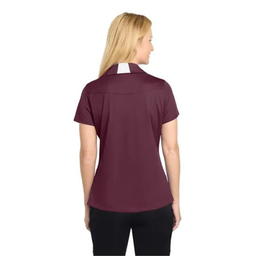 Sport-Tek Women's Side Blocked Micropique Sport-Wick Polo.