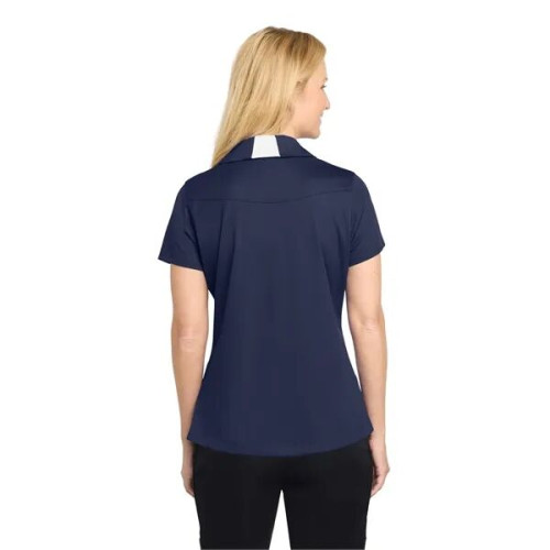 Sport-Tek Women's Side Blocked Micropique Sport-Wick Polo.