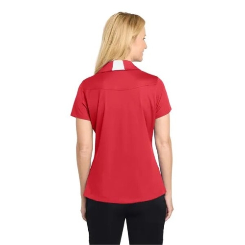 Sport-Tek Women's Side Blocked Micropique Sport-Wick Polo.
