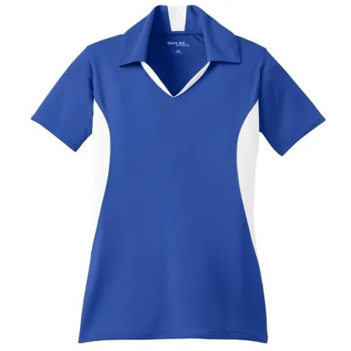 Sport-Tek Women's Side Blocked Micropique Sport-Wick Polo.