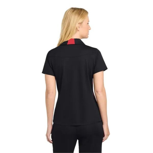 Sport-Tek Women's Side Blocked Micropique Sport-Wick Polo.