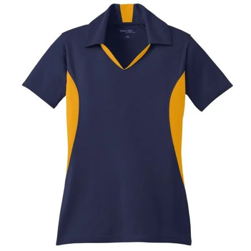 Sport-Tek Women's Side Blocked Micropique Sport-Wick Polo.