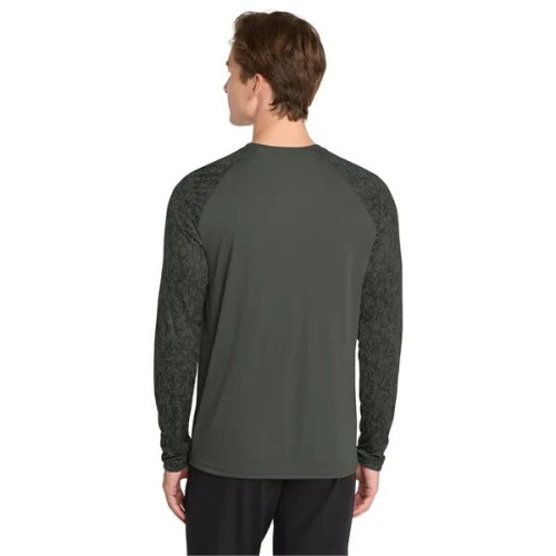 Sport-Tek Long Sleeve Digi Camo Tee.