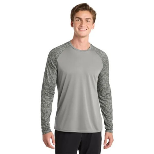 Sport-Tek Long Sleeve Digi Camo Tee.