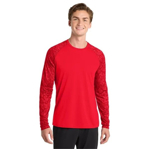 Sport-Tek Long Sleeve Digi Camo Tee.