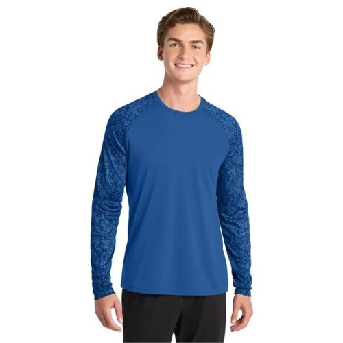 Sport-Tek Long Sleeve Digi Camo Tee.