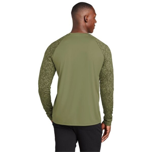 Sport-Tek Long Sleeve Digi Camo Tee.