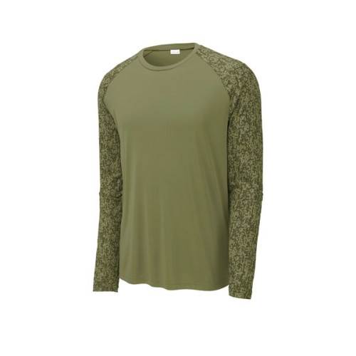 Sport-Tek Long Sleeve Digi Camo Tee.