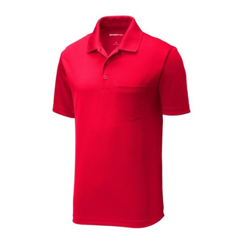 Sport-Tek PosiCharge RacerMesh Pocket Polo.