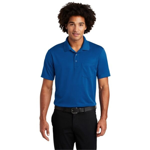 Sport-Tek PosiCharge RacerMesh Pocket Polo.