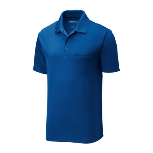 Sport-Tek PosiCharge RacerMesh Pocket Polo.