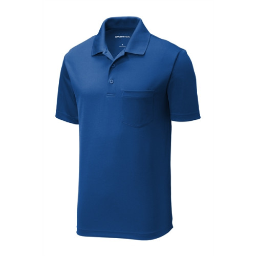 Sport-Tek PosiCharge RacerMesh Pocket Polo.