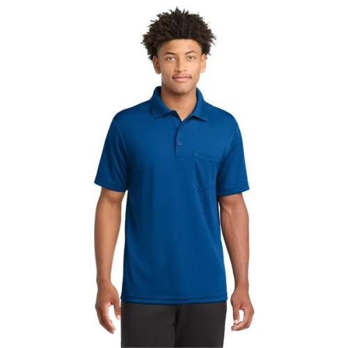 Sport-Tek PosiCharge RacerMesh Pocket Polo.