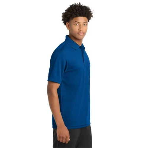 Sport-Tek PosiCharge RacerMesh Pocket Polo.