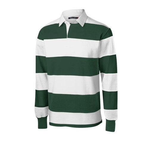 Sport-Tek Classic Long Sleeve Rugby Polo.