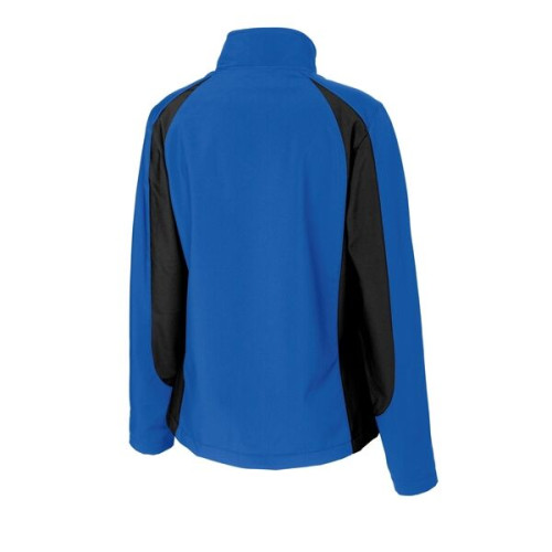 Sport-Tek Women's Colorblock Soft Shell Jacket.
