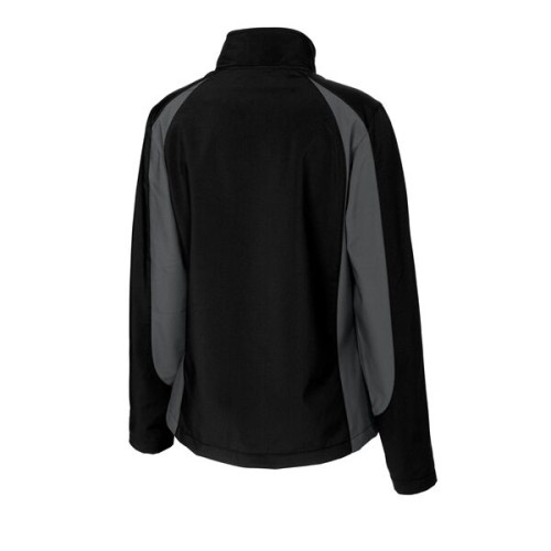 Sport-Tek Women's Colorblock Soft Shell Jacket.