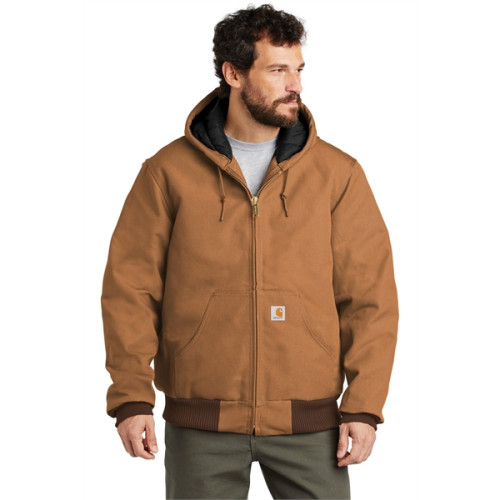 Carhartt Quilted-Flannel-Lined Duck Active Jac.