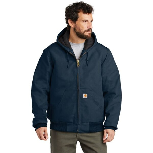 Carhartt Quilted-Flannel-Lined Duck Active Jac.