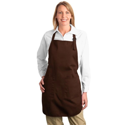 Port Authority Full-Length Apron with Pockets.