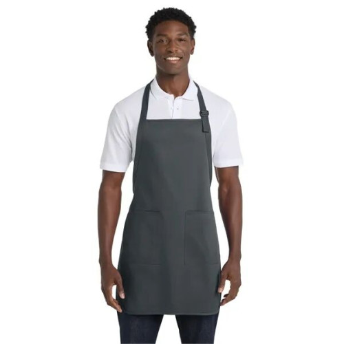 Port Authority Full-Length Apron with Pockets.