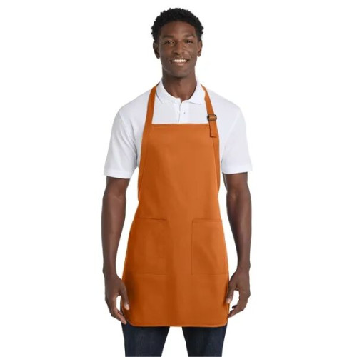 Port Authority Full-Length Apron with Pockets.