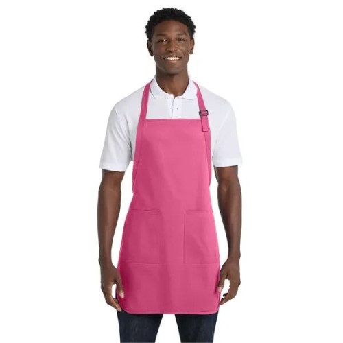 Port Authority Full-Length Apron with Pockets.
