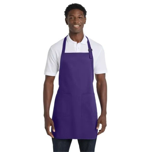 Port Authority Full-Length Apron with Pockets.
